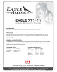 EAGLE 771-11 | All Position Self Shielded Flux Cored Wire PDF