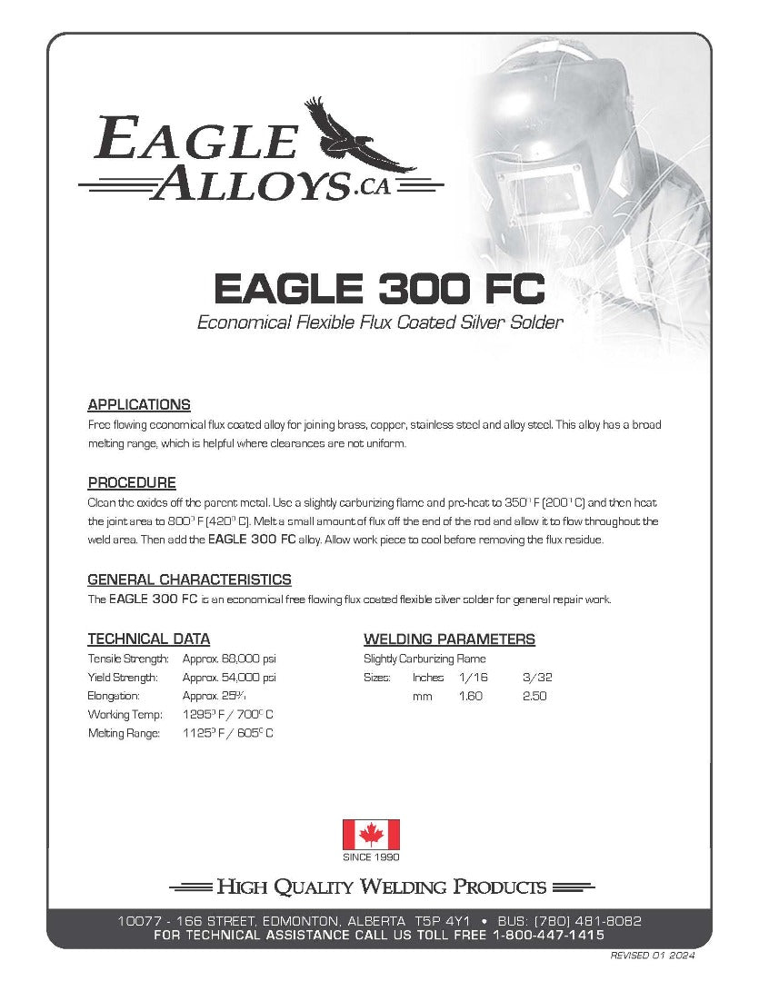 EAGLE 300 FC PDF: Applications, Prodecure, General Characteristics, Technical Data, Welding Parameters