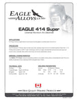 EAGLE 414 Super Universal Aluminum Arc Electrode | Low Spatter PDF