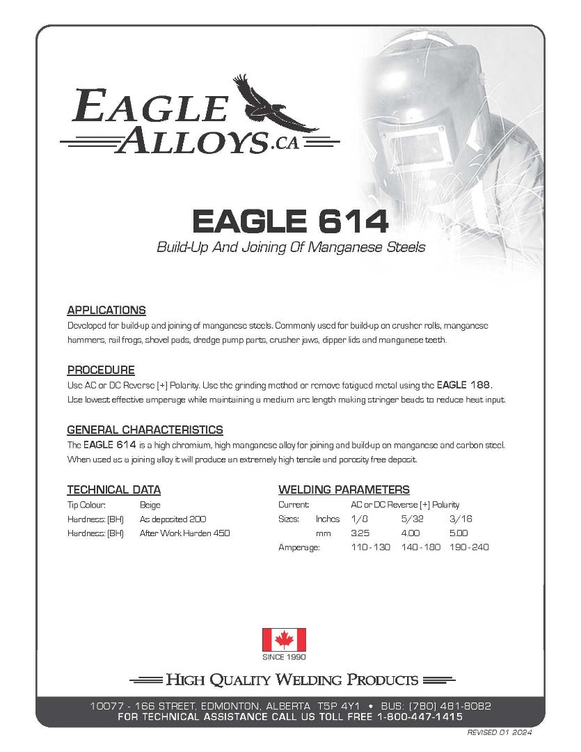 EAGLE 614 | Build-Up And Joining Of Manganese Steels PDF