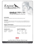 EAGLE 771-11 | All Position Self Shielded Flux Cored Wire PDF