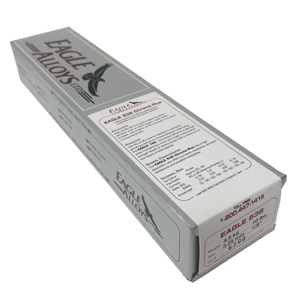 Box of Eagle 636 Chrome Plus with branding and product details on a white background