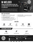 M-Welder Portable Battery Welding Machine | Stick & Flux-Core Welder