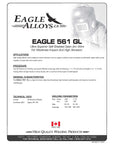 EAGLE 561 GL Ultra Superior Self Shielded Open Arc Wire For Moderate Impact And High Abrasion. PDF Spec Sheet