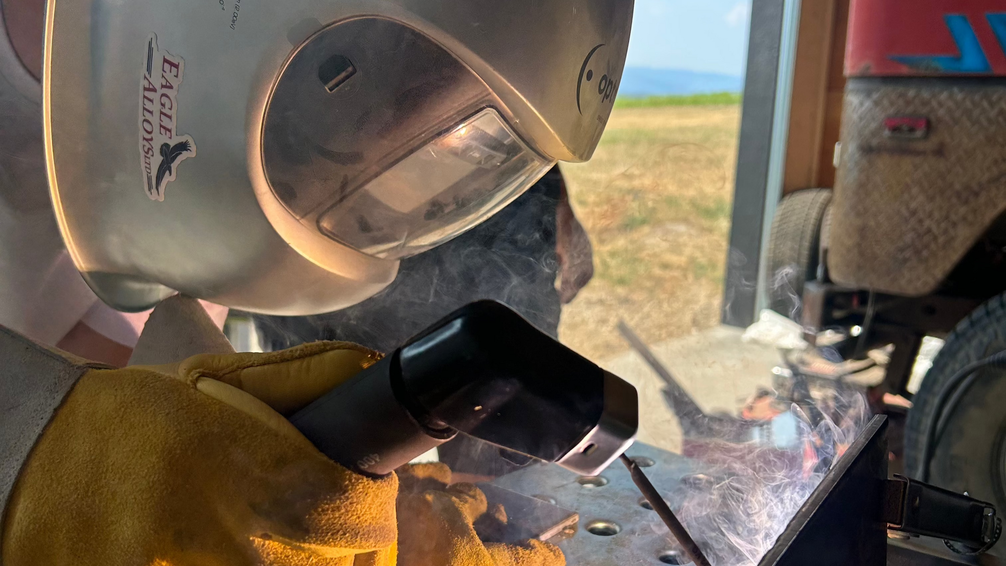 Optrel Helmet Eagle Alloys in action