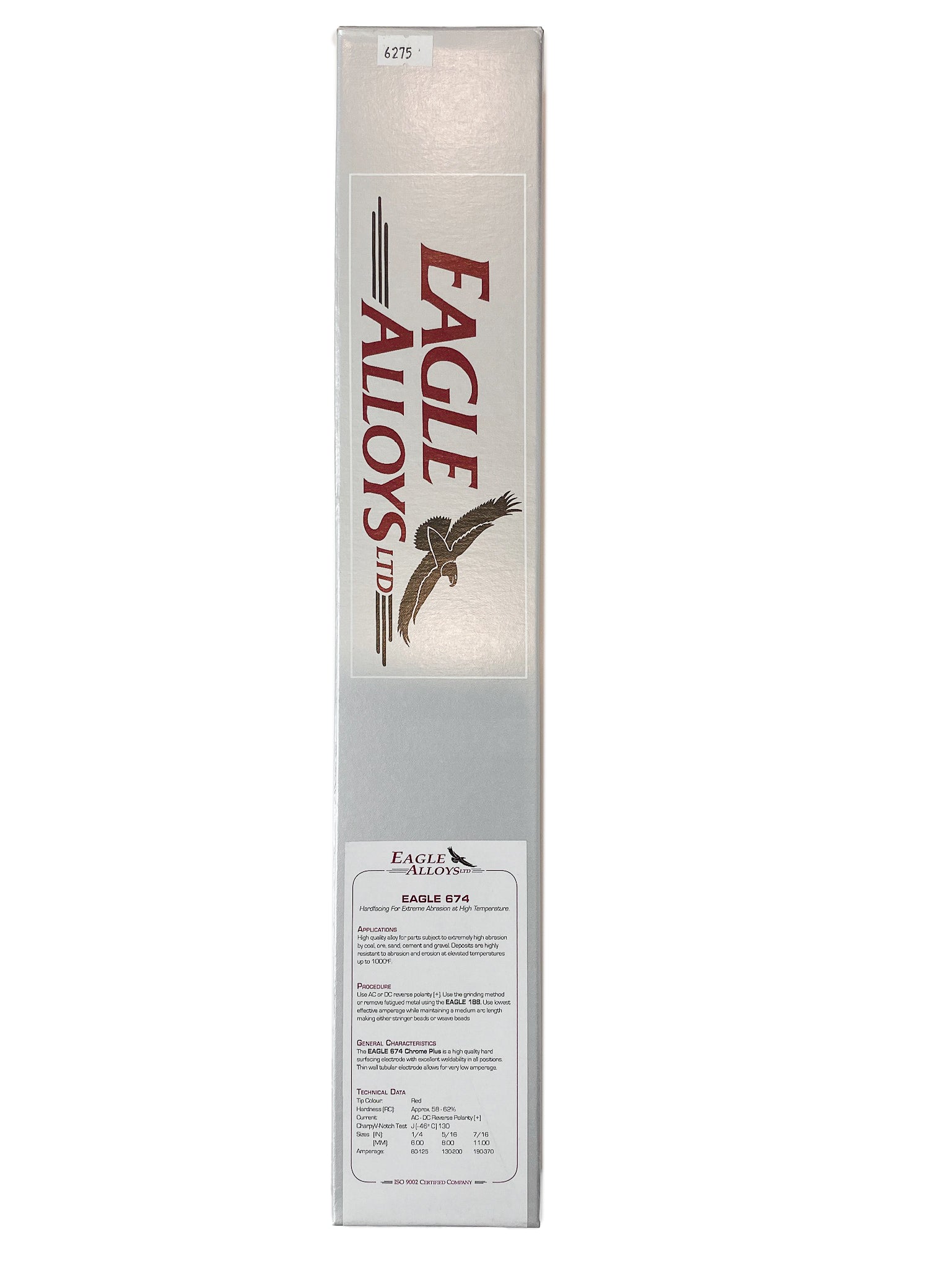 EAGLE 674 Hadfacing For Extreme Abrasion At High Temperature